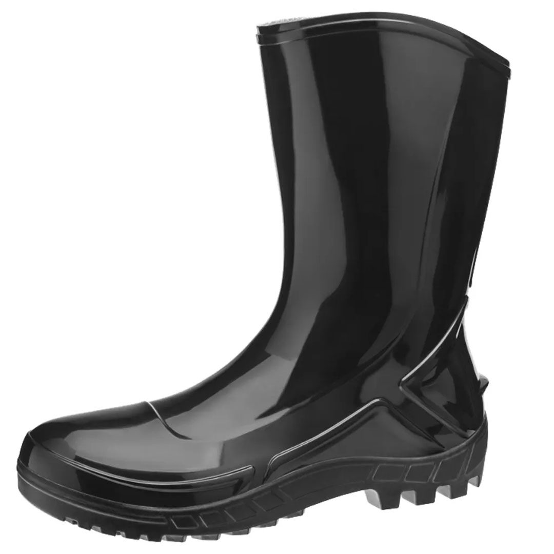 Bota de PVC Cano Médio Preta Vulcaflex - Marluvas