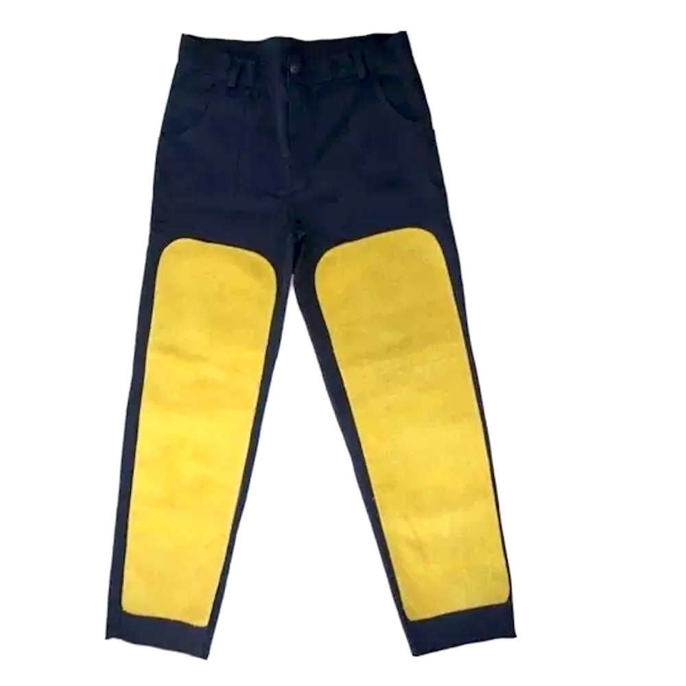 Calça em Brim Antichamas com Proteção em Raspa - Teknoluvas
