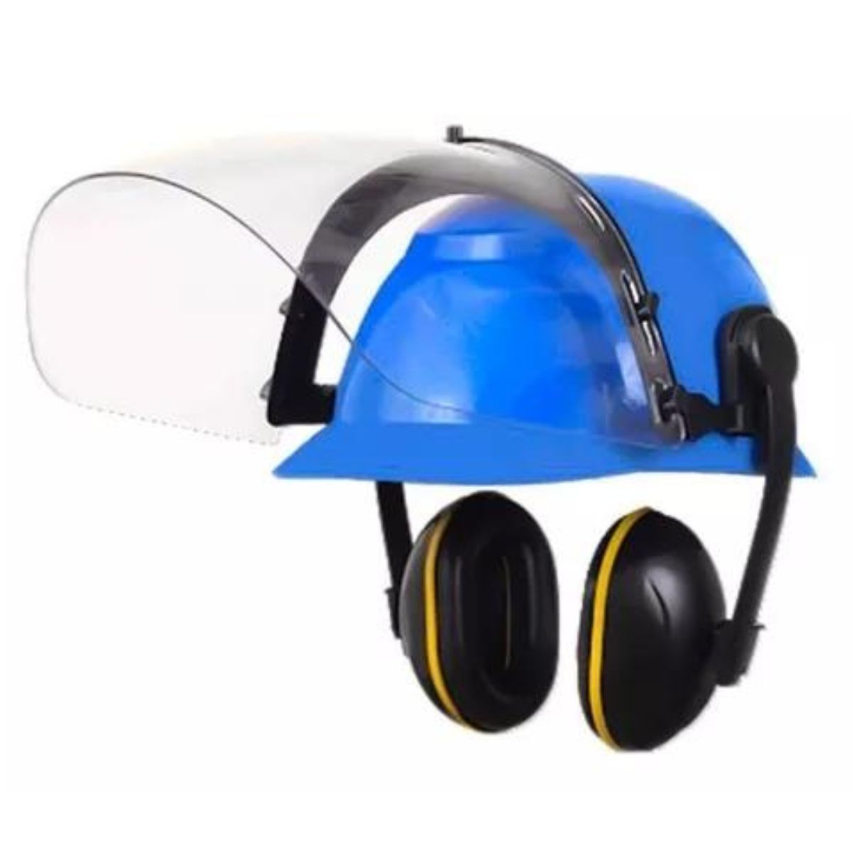 Kit Capacete 3X1 (Capacete+ Abafador+ Protetor Facial ) - CAMPER