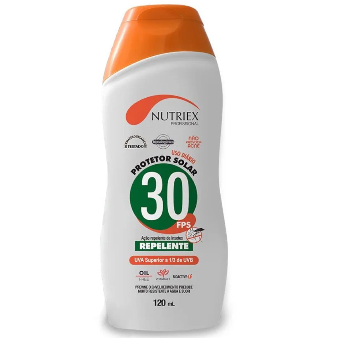 Protetor Solar FPS 30 com Repelente Nutriex 120ml