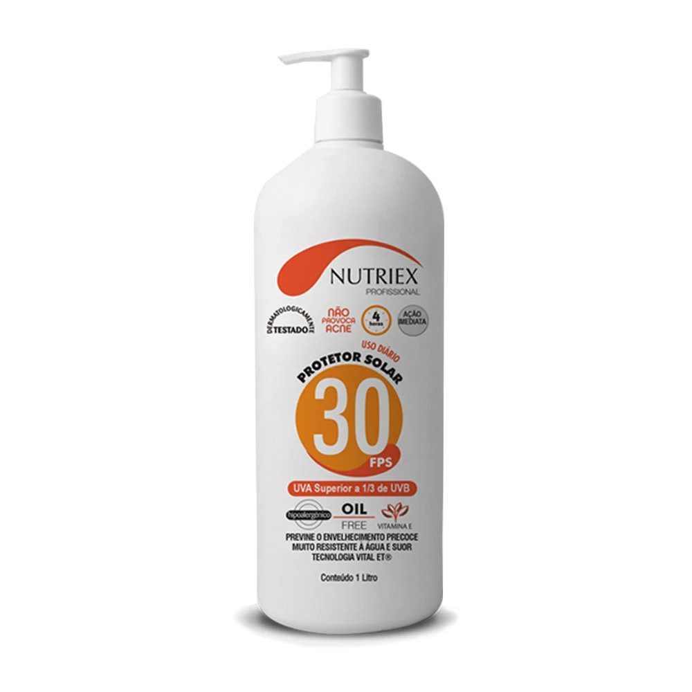 CREME DE PROT. SOLAR SUAVE FPS 30 1 LT - NUTRIEX