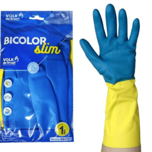 Luva De Látex Bicolor Slim - Volk